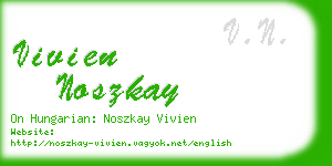 vivien noszkay business card